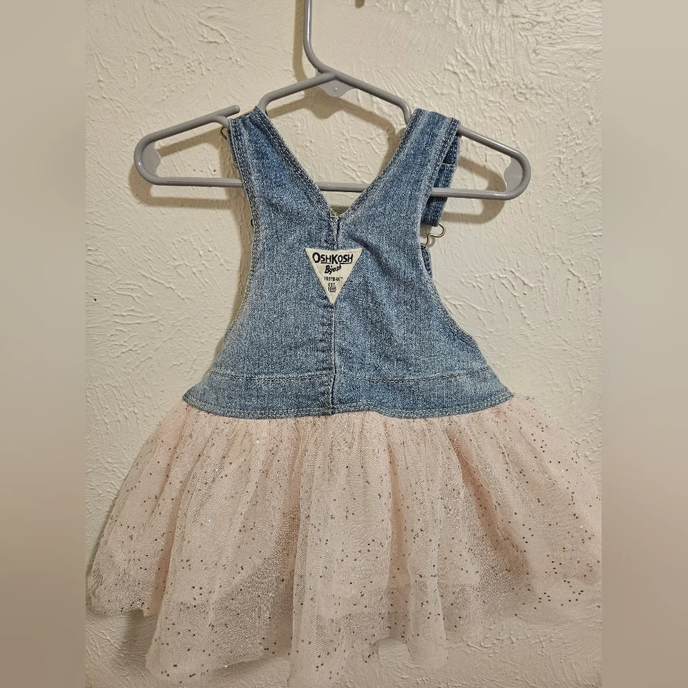Oshkosh B'Gosh unicorn Overall dress - Picture 4 of 5